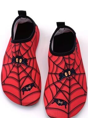 Kids Red Spider Web Water Shoes -